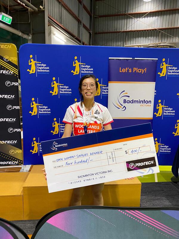 2023.10.15 Tse Ying won the women's singles runner-up at the Bendigo International Badminton Competition in Austra